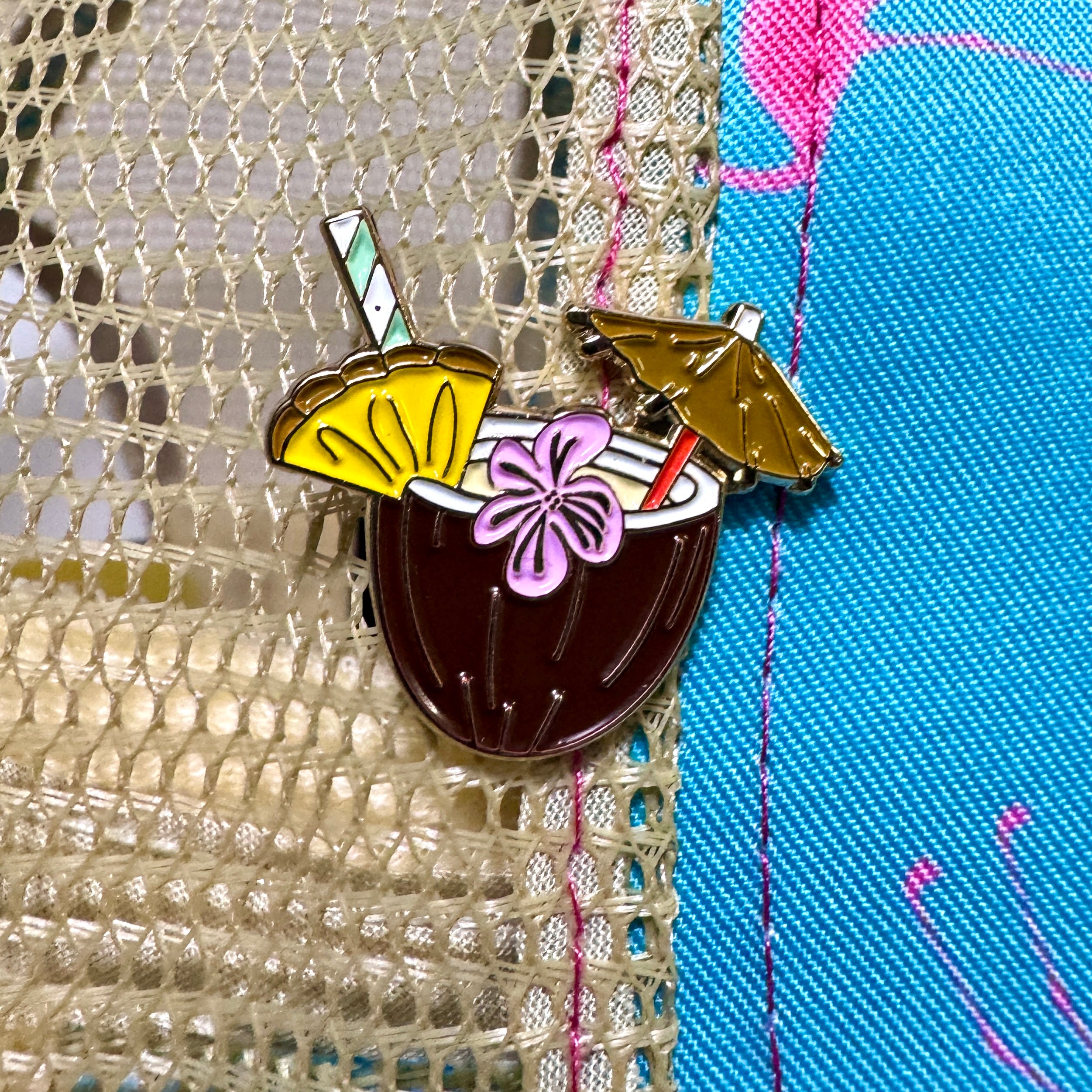 Piña Colada Lapel Pin