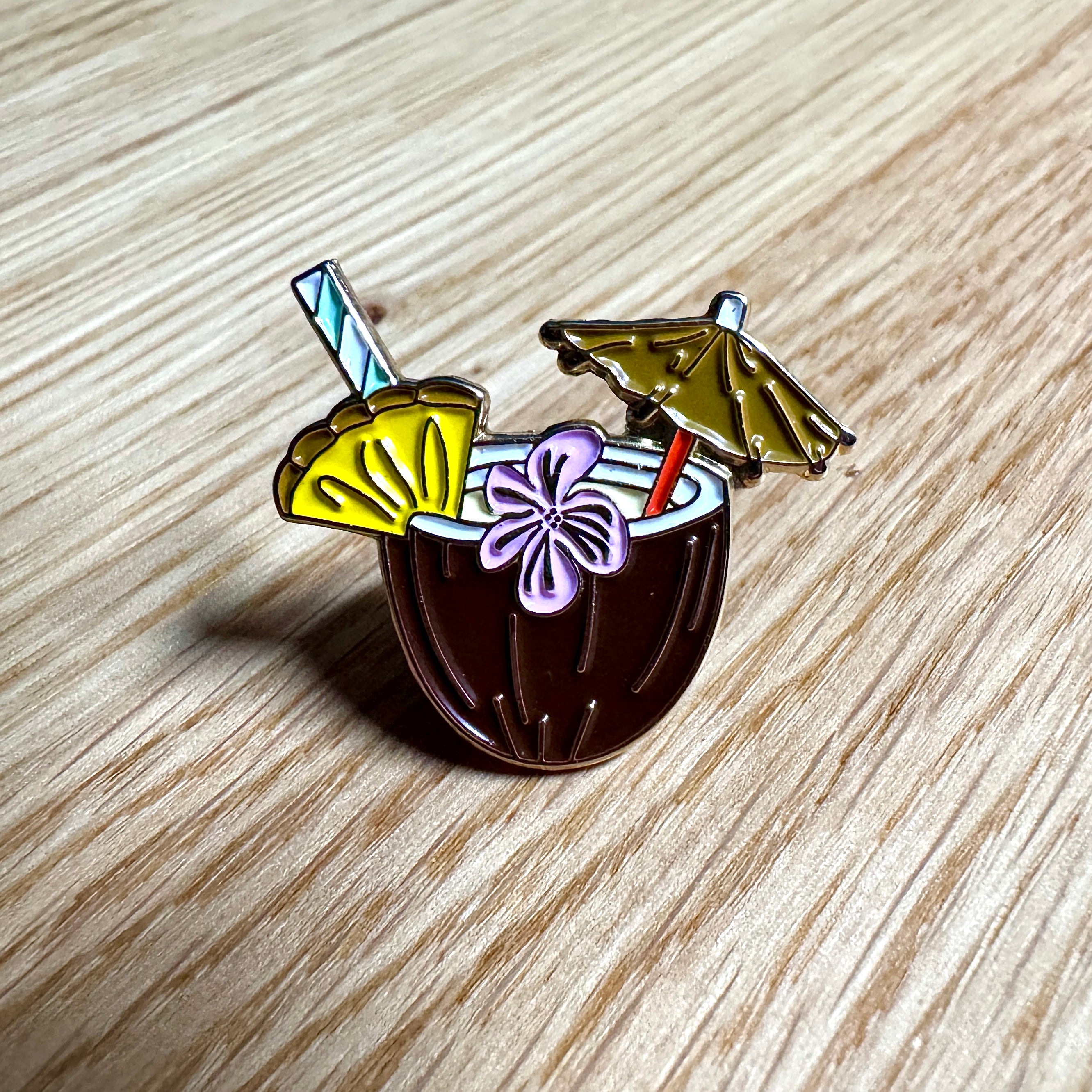 Piña Colada Lapel Pin