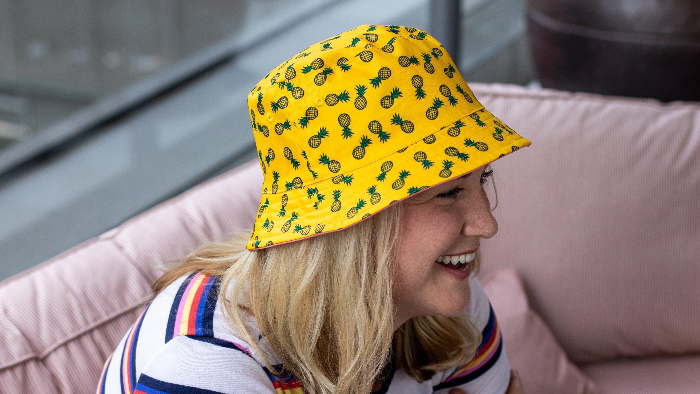 Reversible Pineapple Bucket Hat