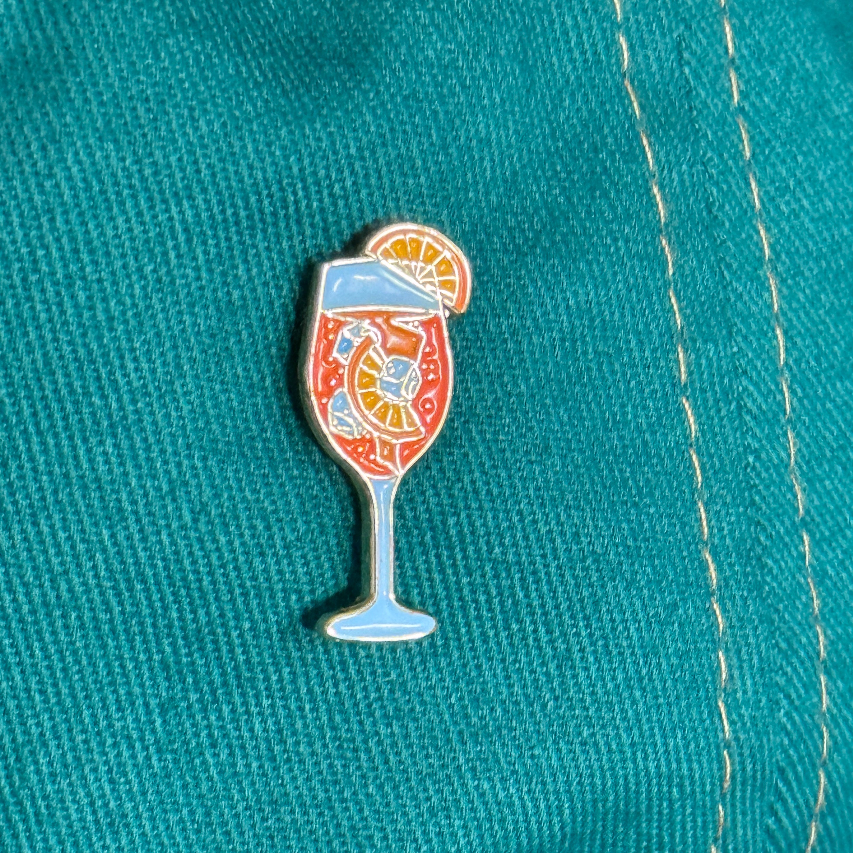 Aperol Spritz Lapel Pin