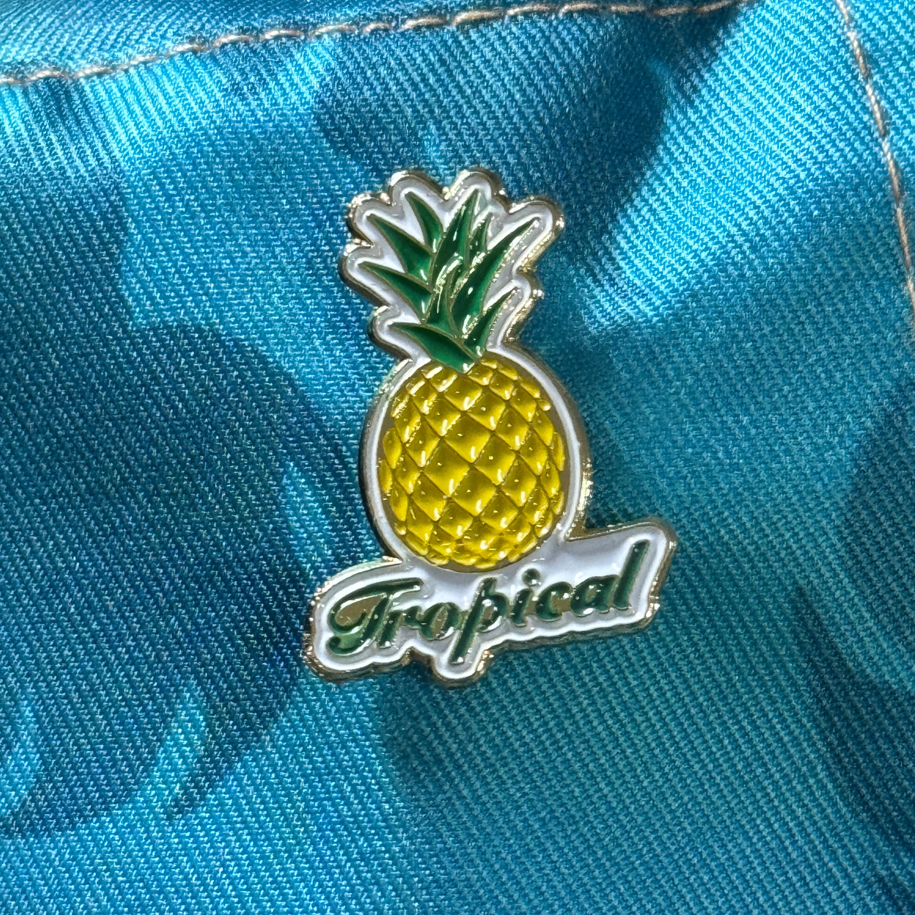 Tropical Pineapple Lapel Pin